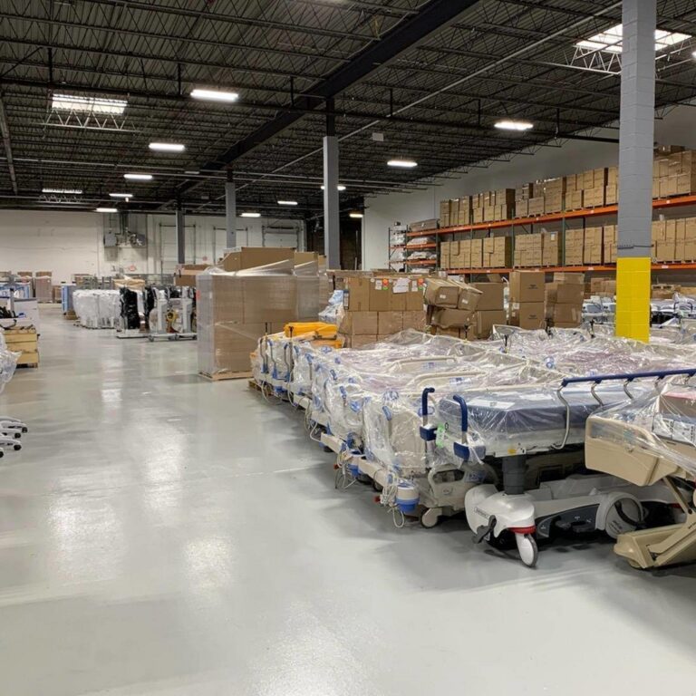 Warehouse epoxy flooring