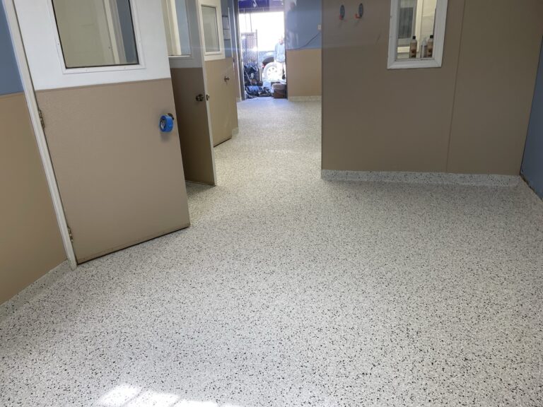 veterinary epoxy flooring
