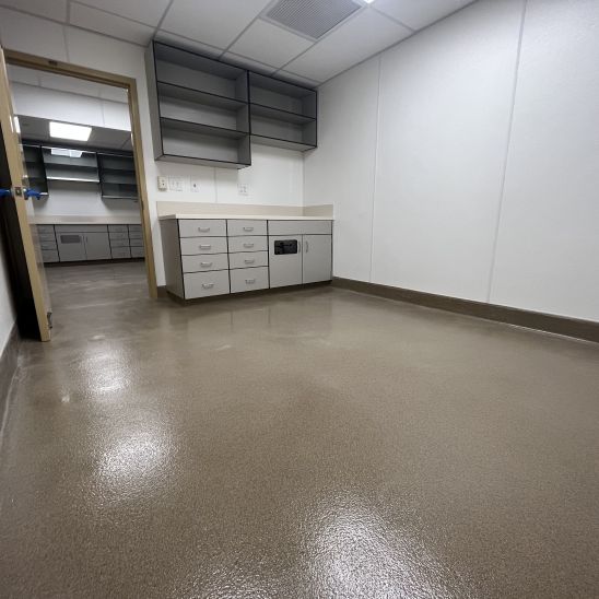 veterinary epoxy flooring